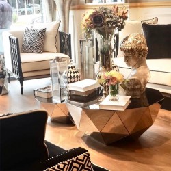 Geometric Design Coffee Table