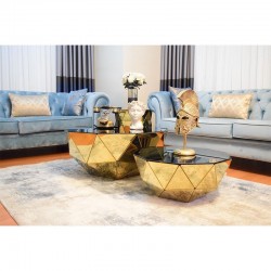Geometric Design Coffee Table